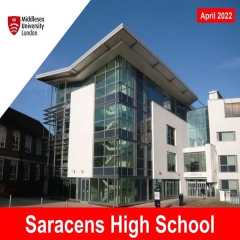 Saracens High School April 2022