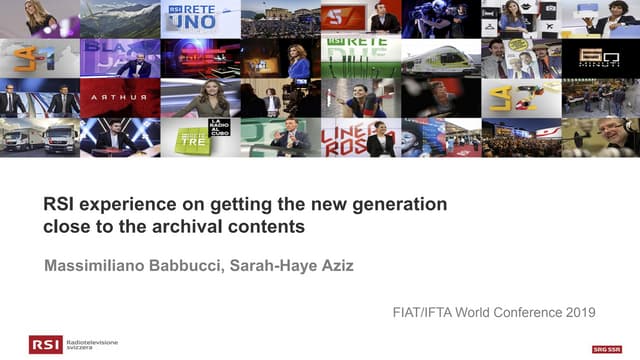 AZIZ BABBUCCI Let's play with the archive