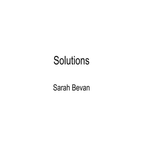 Sarah bevan power point solutions