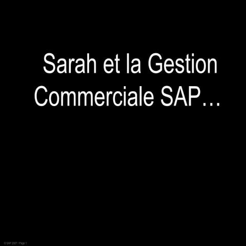 Sarah et la gestion commerciale nwbc