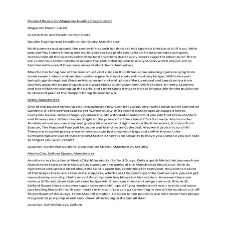 Sarah magazine article