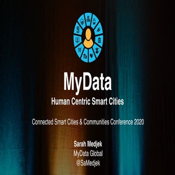 MyData: Human Centric Smart Cities