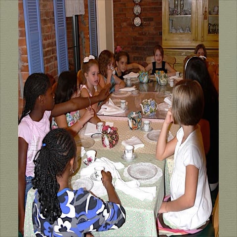 Sarahs 9th Birthday Tea Party