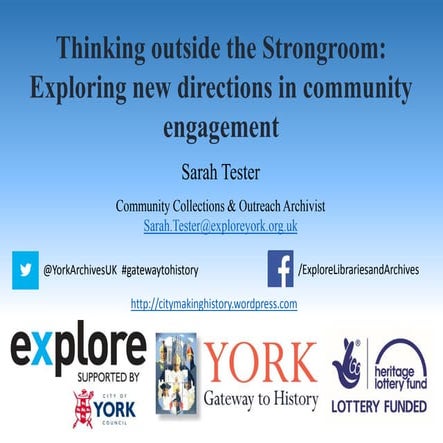 Thinking outside the strongroom | DCDC14