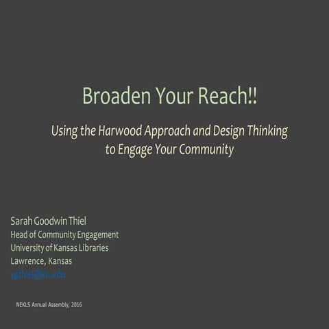 Sarah thiel   broaden your reach!!