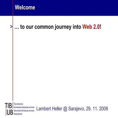 Journey into Web 2.0