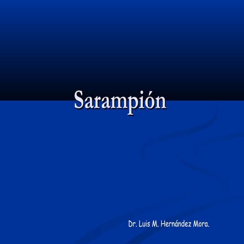 Sarampión