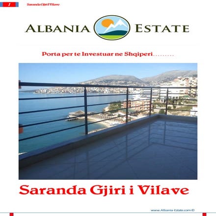 Apartamente per shitje ne Sarande - Saranda Gjiri i Vilave