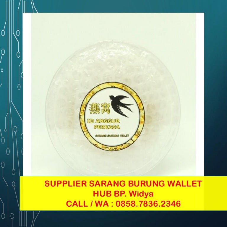 Promo Wa Telp 0858 7836 2346 Sarang Burung Walet Minuman