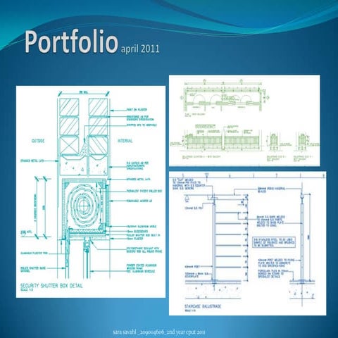 Sara portfolio april 2011 cput 2nd yr