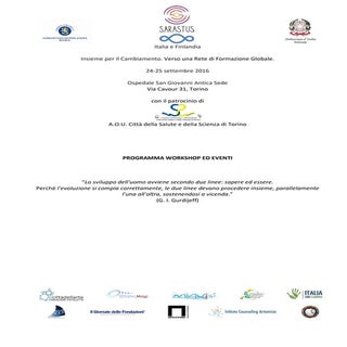 Il programma di Sarastus forum