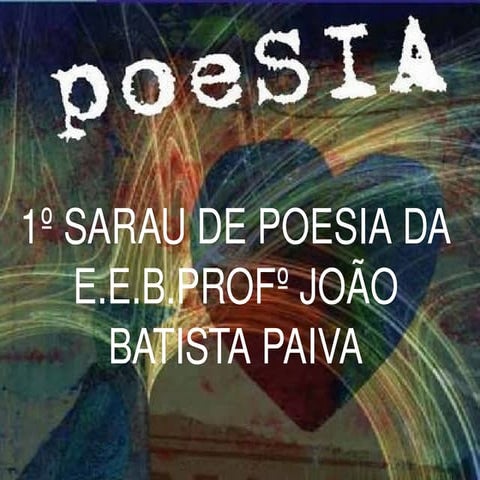 Sarau de poesias