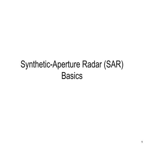 SAR Radar Basics and Spatial Resolution.ppt