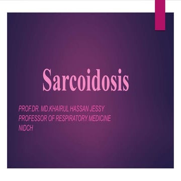 Sarcoidosis