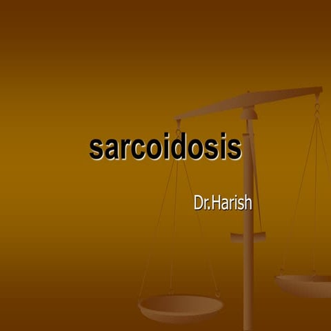 Sarcoidosis radiology pulmonary neuro abdominal .ppt