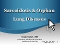 Sarcoidosis & orphan lung disease