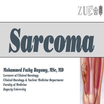 Sarcoma | PDF