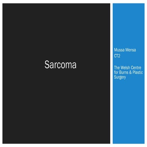 Sarcoma - Mussa Mensa