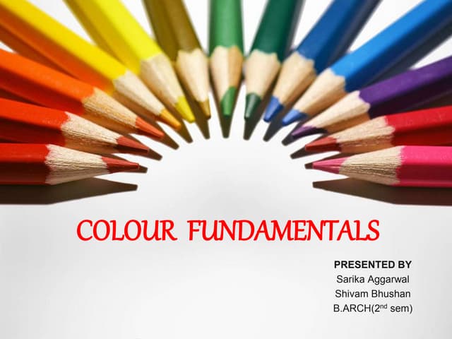 COLOR FUNDAMENTALS