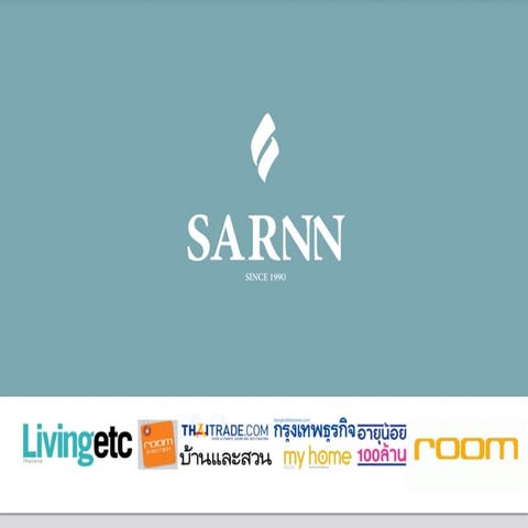 Thai Luxury furniture exporter : Sarnn company profile