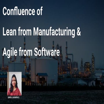 Agile Network India | Confluence of Lean from Manufacturing industry & Agile ...