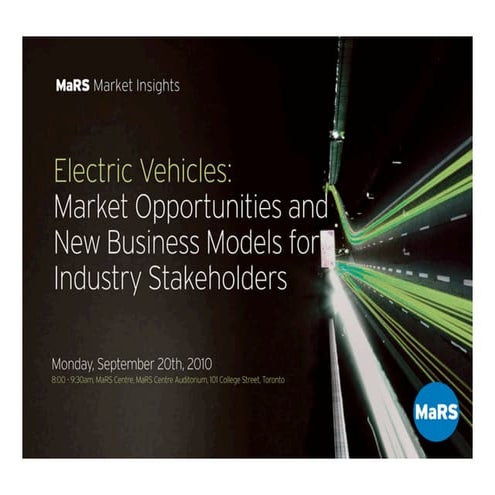 Sarwant Singh on Electric Vehicles: Market Opportunities and New Business Mod...