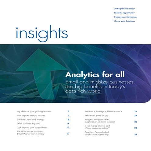 Sas   sme - analytics for all
