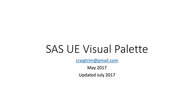 SAS Visual Process Flows
