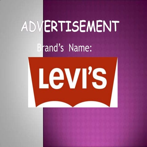 levi's advertisement