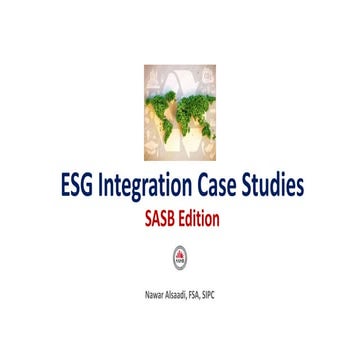 ESG Integration Case Studies (SASB Edition)