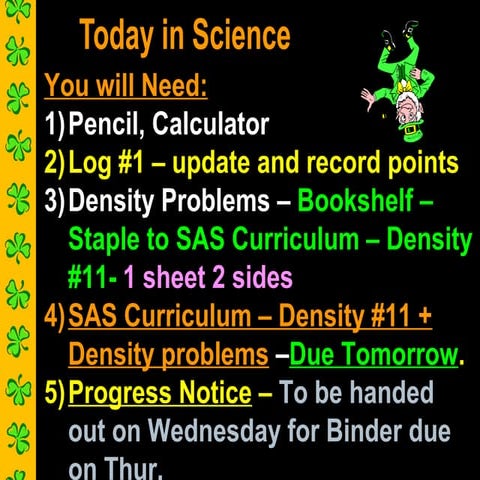 SAS Curriculum   Density #11-Day 3