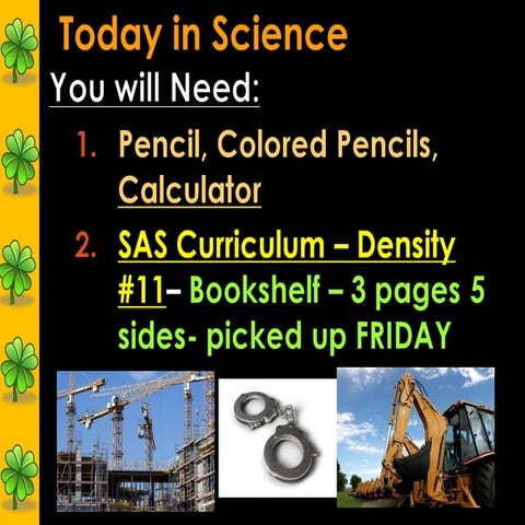 SAS Curriculum   Density #11- Day 3