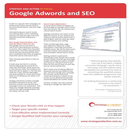 Sa Services Adwords