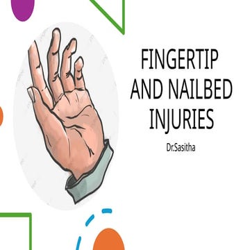 Thumb soft tissue defects | PPTX