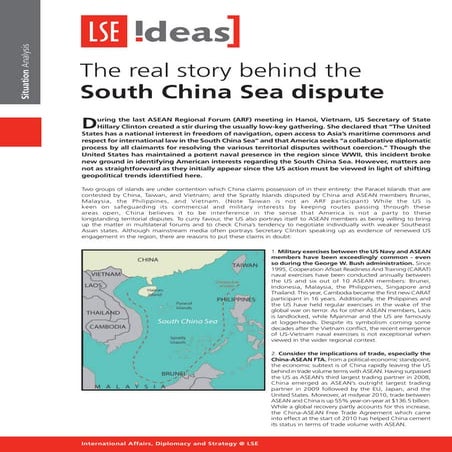 Conflict in the South China Sea | PPTX