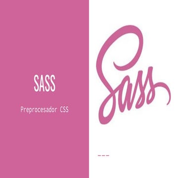 Introducción a SASS - Diseño de Interfaces Web (Desarrollo de Aplicaciones Web)