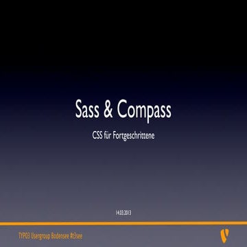 Sass & Compass - CSS für Fortgeschrittene