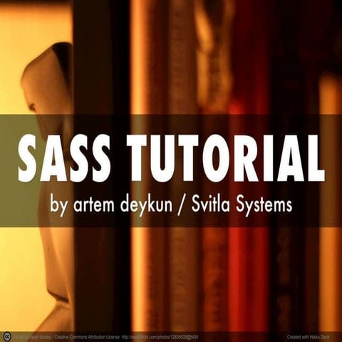 Sass - Tutorial | PDF