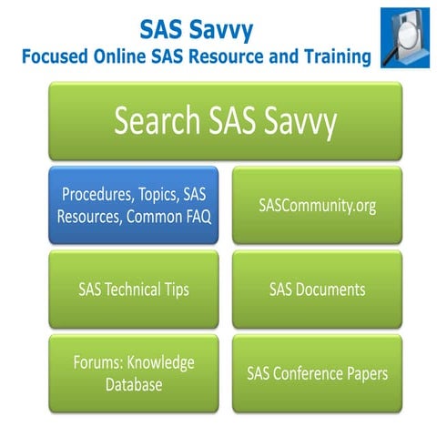 Sas Savvy Menu