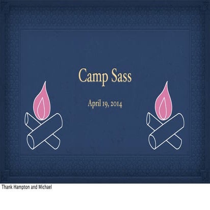 What makes Sass so Syntactically Awesome?