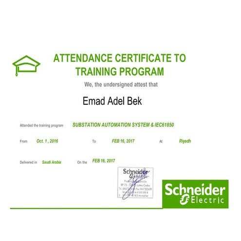 Sas certificate schneider electric | PDF