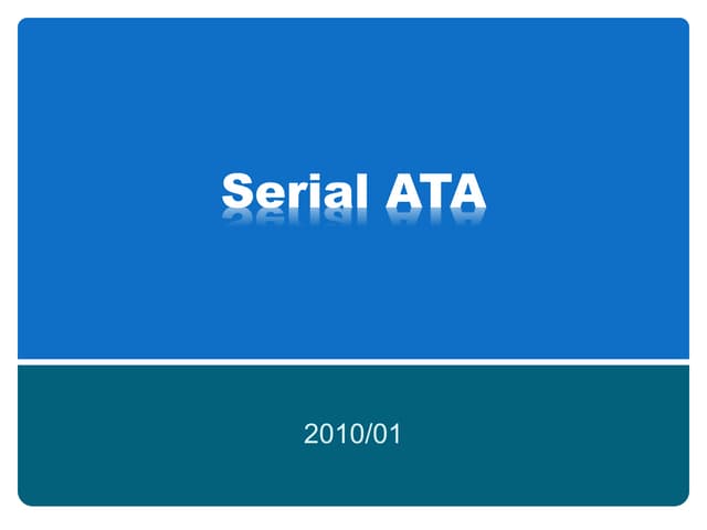 SATA Introduction