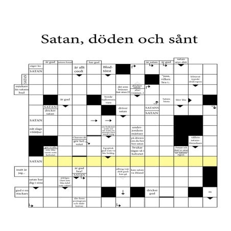 Satan, döden och sånt