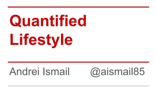 Wearable Horizons: The quantified l...