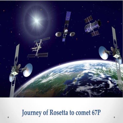 Journey of Rosetta to comet 67P - Satellite Communication