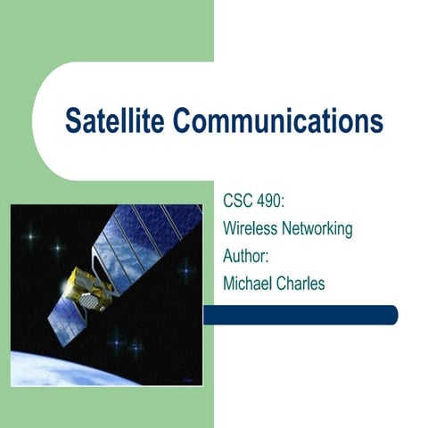 satellite communication - an overview.ppt
