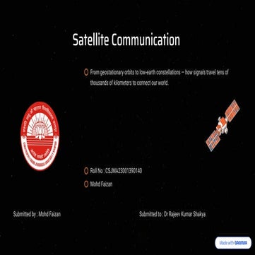 Satellite Communication: Connecting the Globe from GEO to LEO ...
