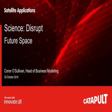 Satellite Applications || Conor O'Sullivan || Future Space