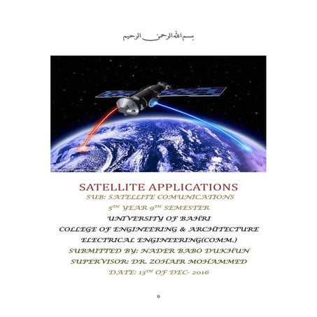 Applications of space technology | PPTX