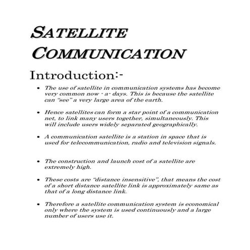 Satellitecommunication 130914114613-phpapp02